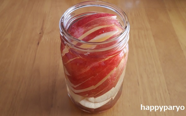 りんご酢の作り方は簡単 使った実も一緒に食べれる活用法2つとは ハピパリ 発酵食品と猫とエトセトラ